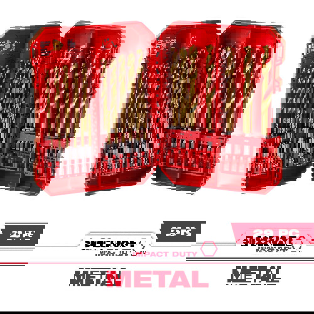 Drill Bit Sets; Drill Bit Set Type: Hex Shank Drill Bits ; Tool Material: Titanium ; Shank Type: Hex; Straight ; Coating/Finish: (TiN) ; Point Type: Standard; Straight